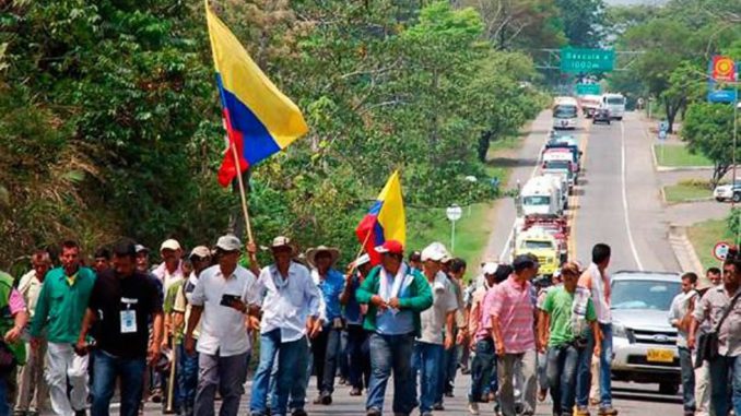 Paro agrario Colombia