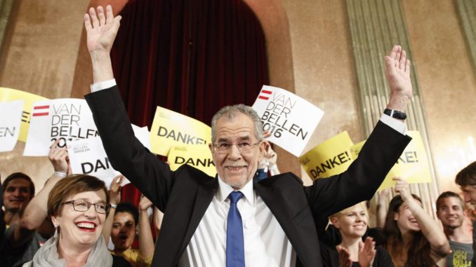 EL PROGRESISTA VAN DER BELLEN GANA LAS ELECCIONES PRESIDENCIALES EN AUSTRIA