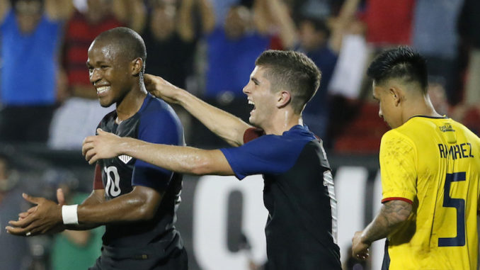 Nagbe Darlington, Christian Pulisic, Cristian Ramirez
