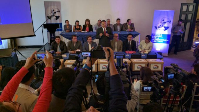 fraude electoral Acuerdo Nacional