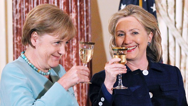 Merkel Clinton