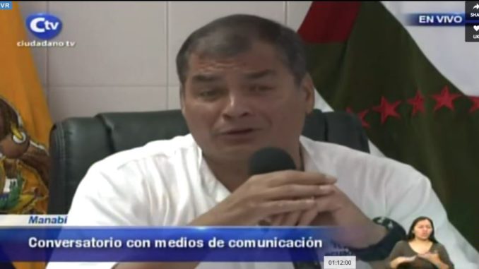 rafael correa misericordia