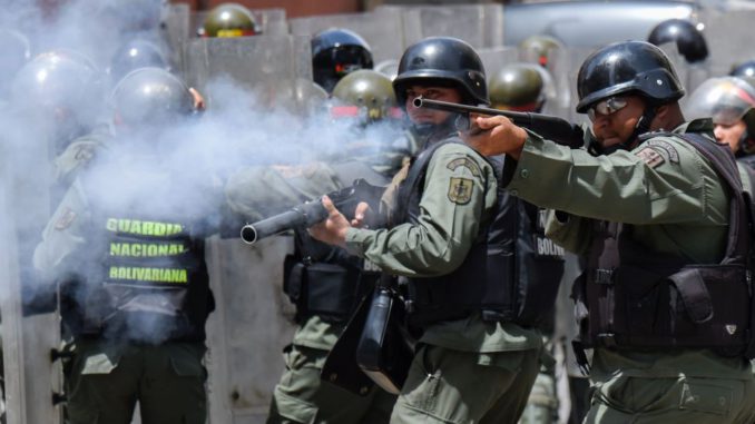 represión en caracas