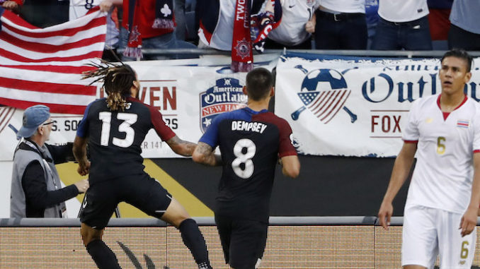 Previos al partido Estados Unidos - Costa Rica