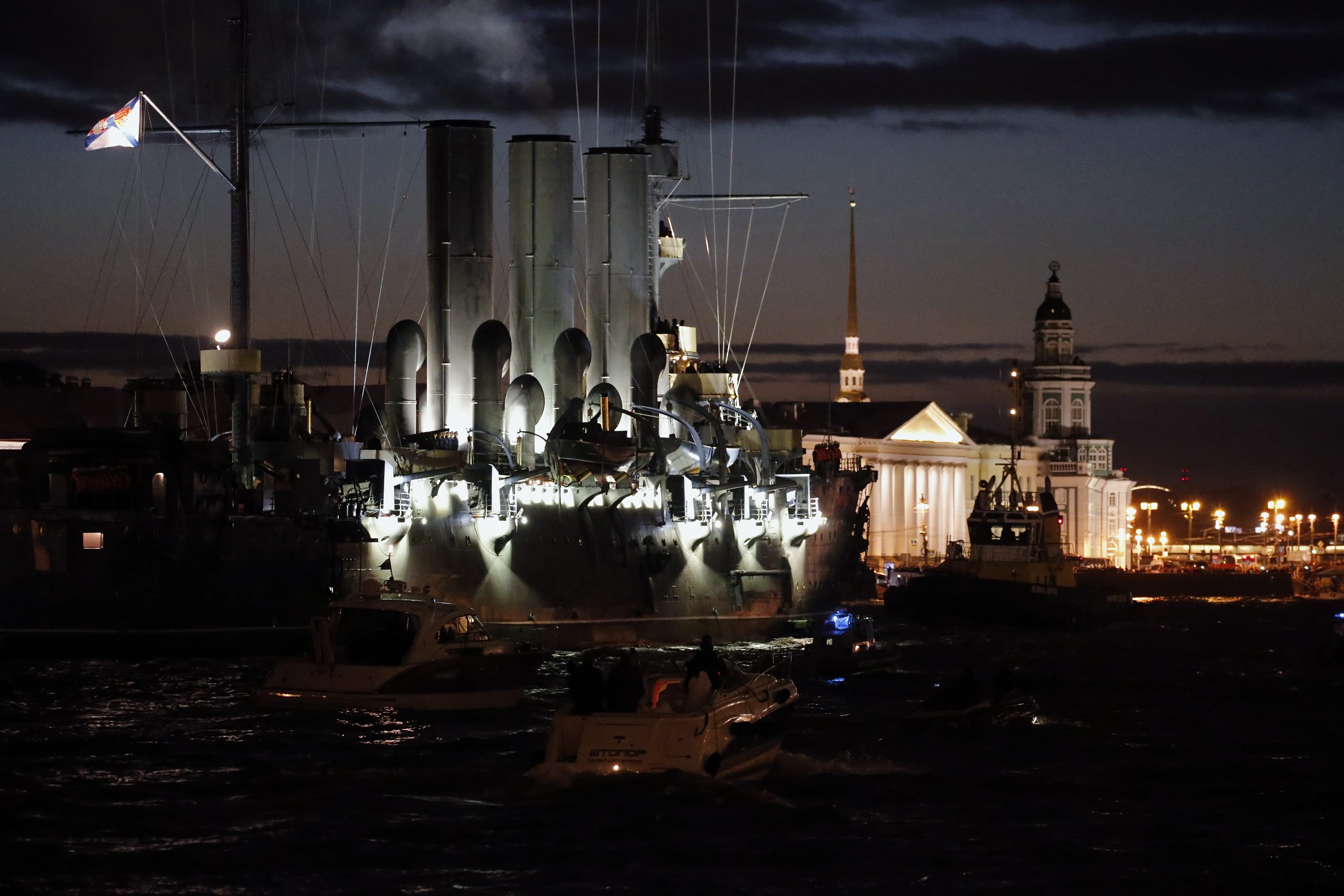 Repairs for historic Russian cruiser Aurora