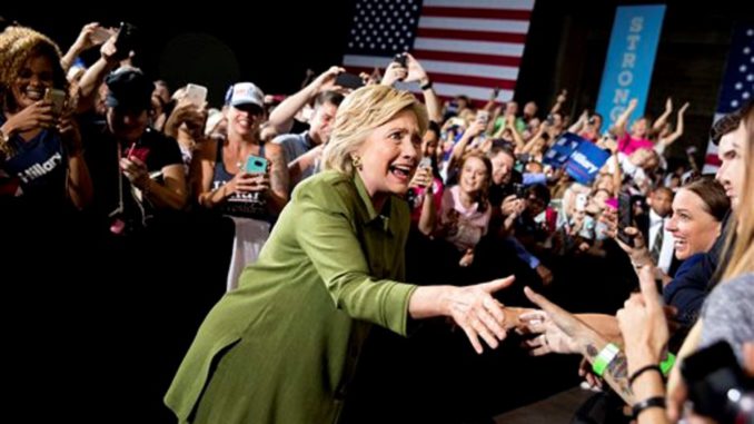 Hillary en campaña