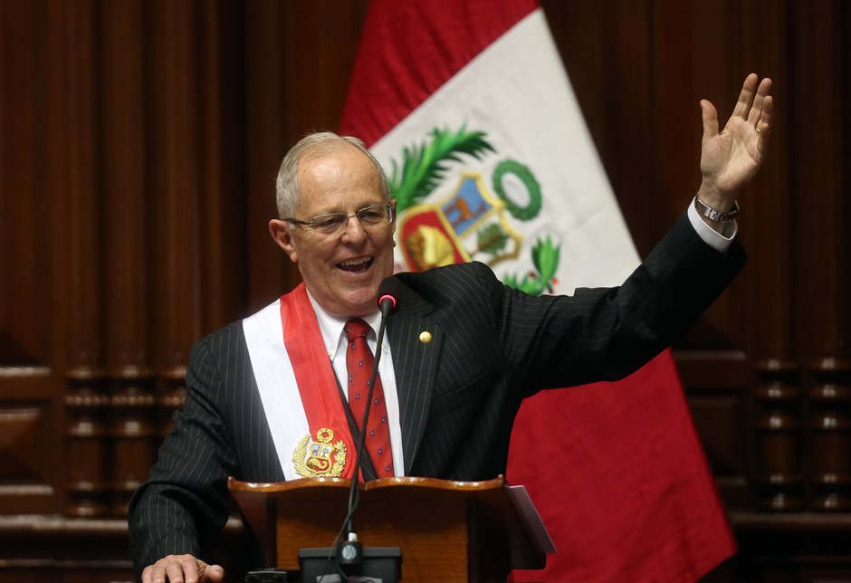 Pedro Pablo Kuzcynski toma posesión como nuevo presidente de Perú