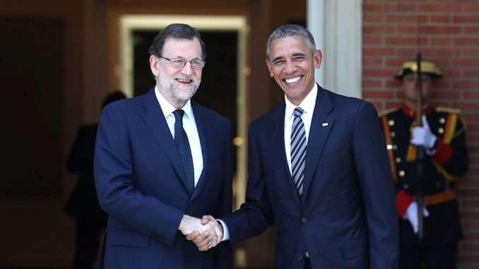 Rajoy y Barack Obama en Madrid