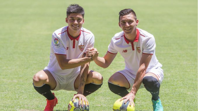 EL SEVILLA FC PRESENTA A LOS ARGENTINOS KRANEVITTER Y CORREA