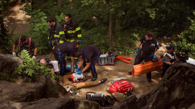 HERIDO EN EL CENTRAL PARK