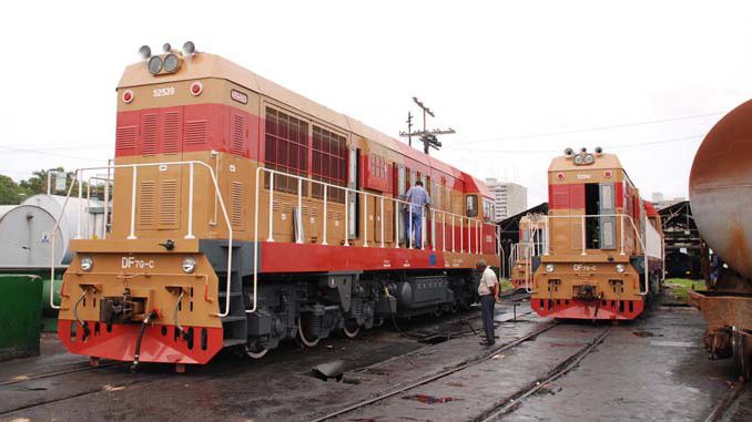 locomotoras chinas DFG7-C