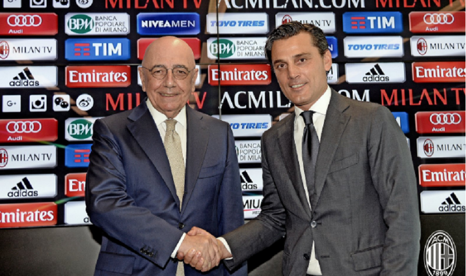 Montella, presentado como nuevo técnico del Milan "Hay que volver a