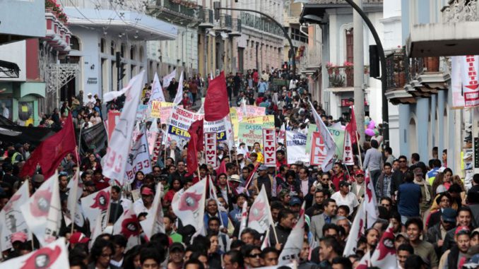 une marcha