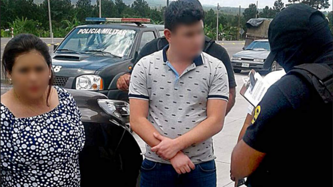 Joven de 17 años, hijo de Luis Valle, extraditado a Estados Unidos con cargos de narcotráfico. Foto: www.laprensa.hn