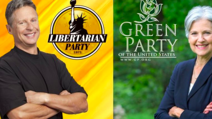 Gary Johnson y Jill Stein