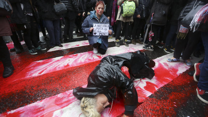 ARGENTINA MARCHA CONTRA LA VIOLENCIA MACHISTA
