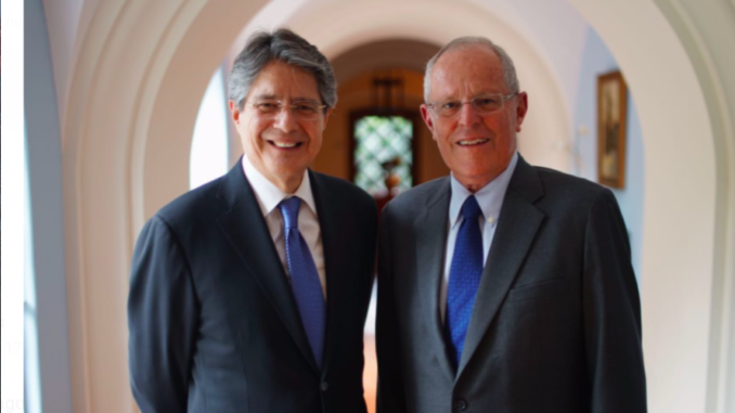 Guillermo Lasso y Pedro Pablo kuczynski