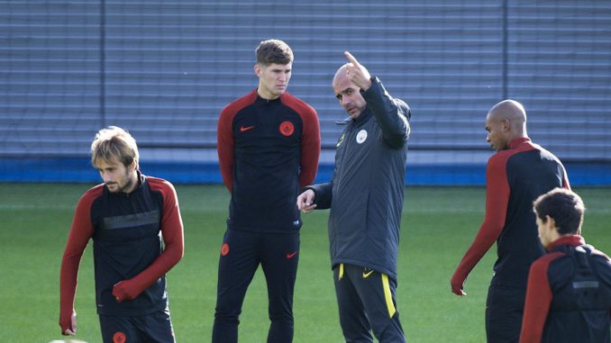 ENTRENAMIENTO DEL MANCHESTER CITY PREVIO AL PARTIDO ANTE EL FC BARCELONA