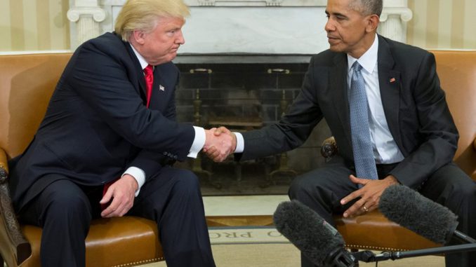 OBAMA RECIBE EN LA CASA BLANCA A TRUMP PARA INICIAR EL PROCESO DE TRANSICIÓN