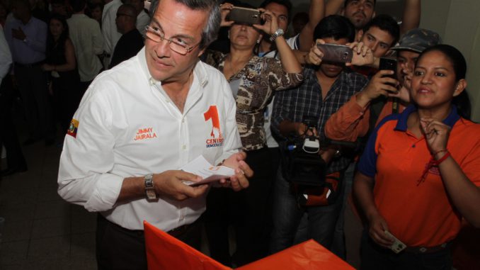 Guayaquil 11 de noviembre de 2016. El movimiento político liderado por Jimmy Jairala Centro Democrático realizó sus primarias. Fotos: Marcos Pin / API