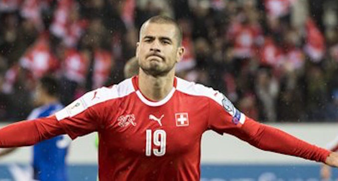 FUSSBALL, CHE FRO, SCHWEIZ FAEROEER, QUALIFIKATION, GRUPPE B, FIFA WM 2018, WELTMEISTERSCHAFT 2018, NATIONALMANNSCHAFT SCHWEIZ, NATIONALTEAM SCHWEIZ, NATI, TEAM SUISSE FOOT,