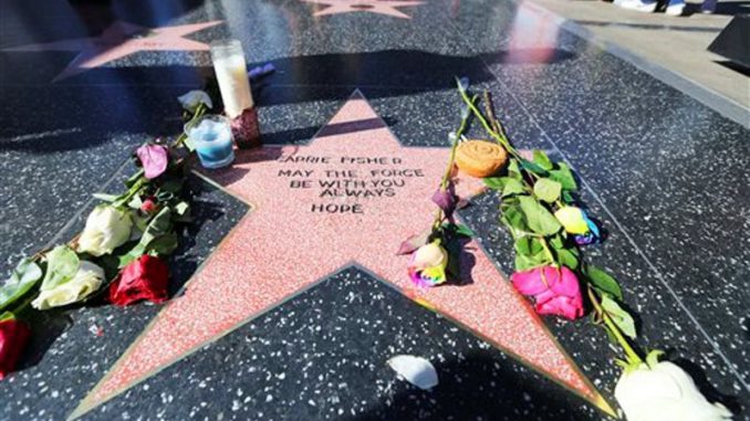 estrella-carrie-fisher-paseo-fama-hollywood