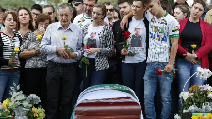 FUNERAL DEL PRESIDENTE DE CHAPECOENSE EN BRASIL