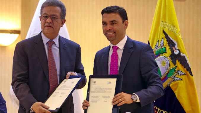 ECUADOR - QUITO (20167/01/16) Firma de convenio entre el CNE y la OEA para el procedimiento de observación electoral para las elecciones 2017. FOTOS API / JUAN CEVALLOS.