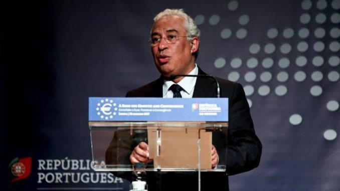 Primer ministro de Portugal Antonio Costas