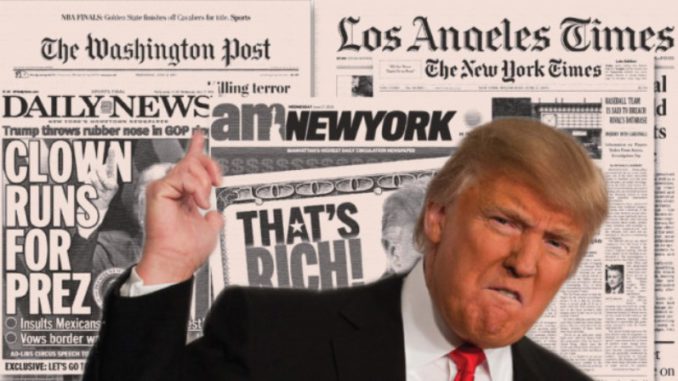 Donald trump y la prensa