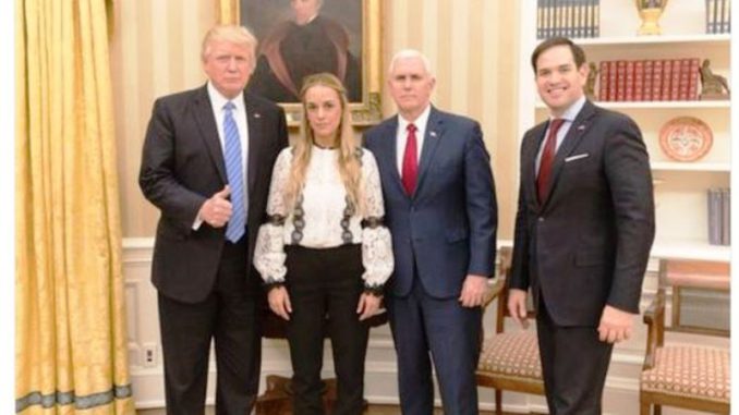 Lilian Tintori con Trump