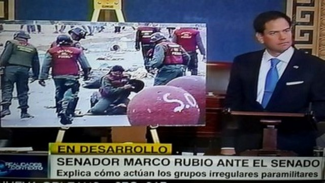 Marco Rubio denuncia venezolanos malos