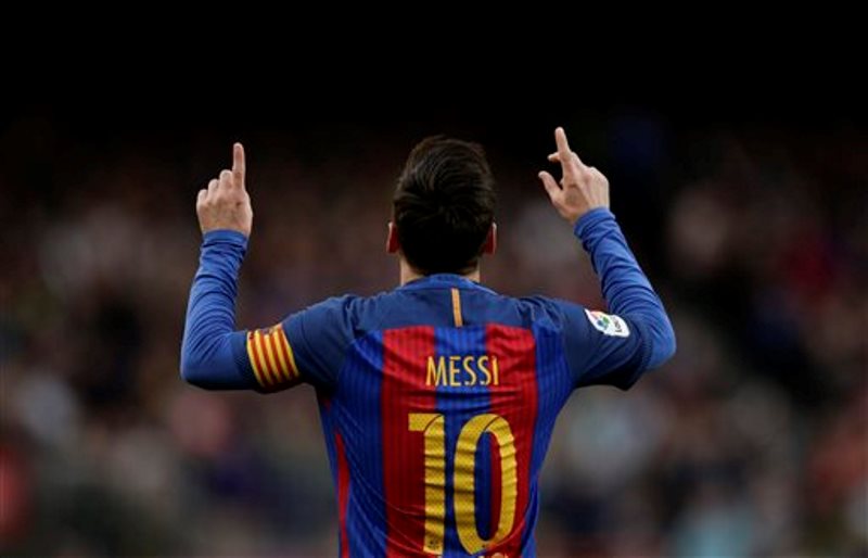 Messi celebra gol 4 de febrero