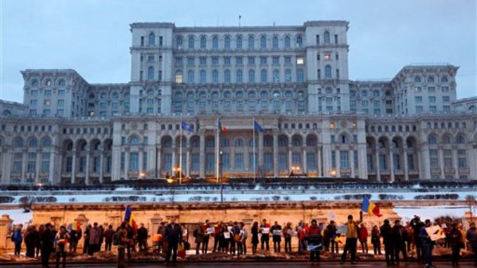 Rumania protestas en Bucarest