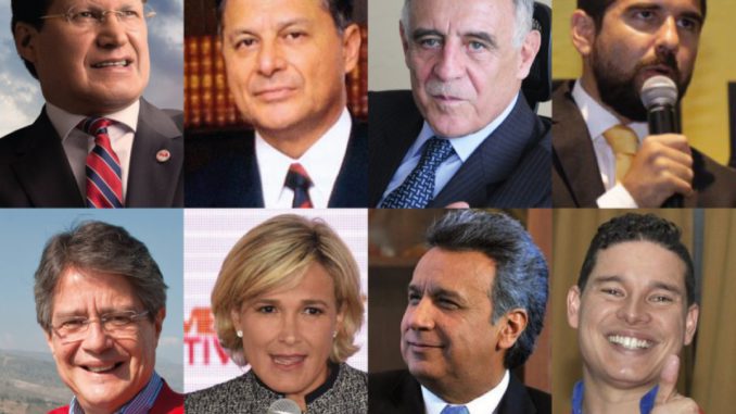 candidatos a presidente ecuador 2