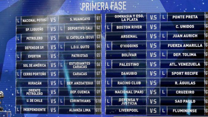 SORTEO DE LA COPA SUDAMERICANA 2017