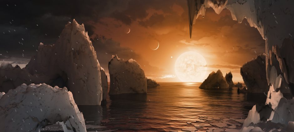 Detectan un sistema estelar cercano con siete planetas similares a la Tierra