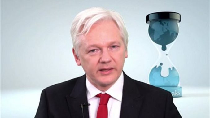 Julian Assange rostro