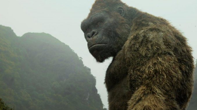 King Kong gigante isla calavera