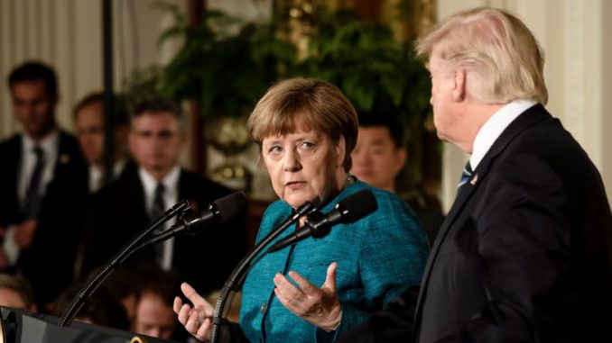 German Chancellor Angela Merkel visits USA