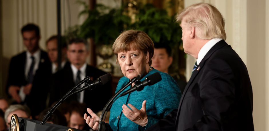 German Chancellor Angela Merkel visits USA