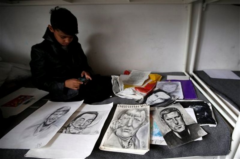 pequeño Picasso afgano