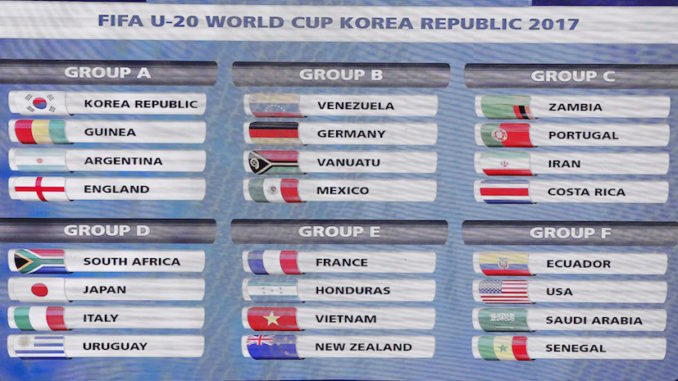 SORTEO DE LA COPA MUNDIAL SUB-20
