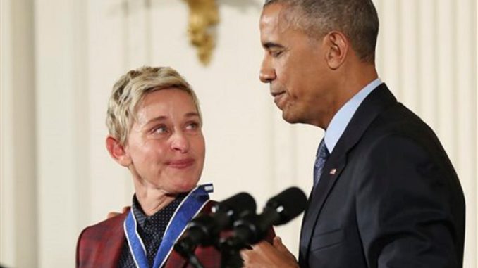 Ellen DeGeneres medalla de la libertad