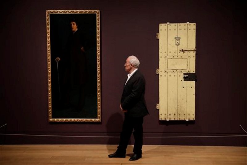 Oscar Wilde pintura y puerta celda