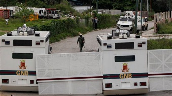 Venezuela prisión ramo verde bloqueada