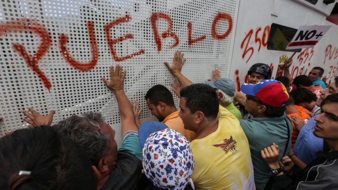 MARCHA OPOSITORA TRAS DECISIÓN DE SUPREMO VENEZOLANO