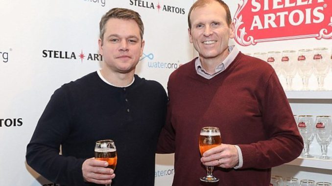 Matt Damon stella Artois cerceza