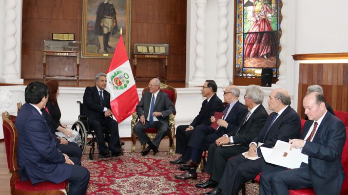 Moreno en Palacio de Pizarro