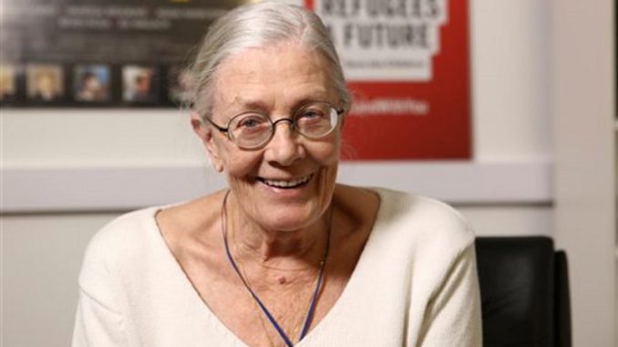 Vanessa Redgrave de blanco